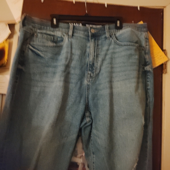 TORRID High Rise Baggy Straight Classic Denim Jeans - Size 18 - Picture 6 of 11